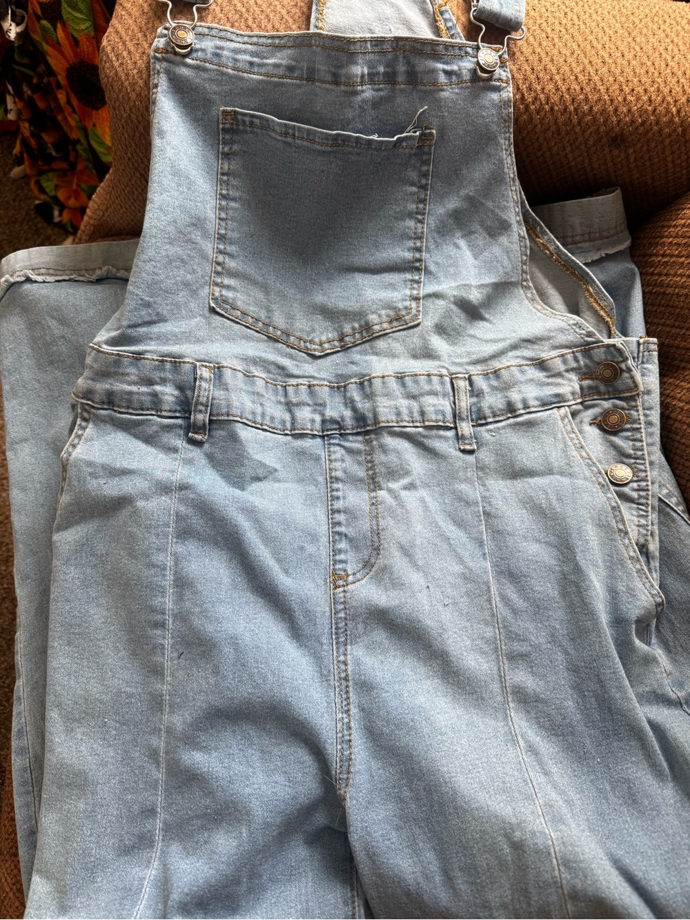 Amazon Light Blue Denim Women's Overalls Jeans